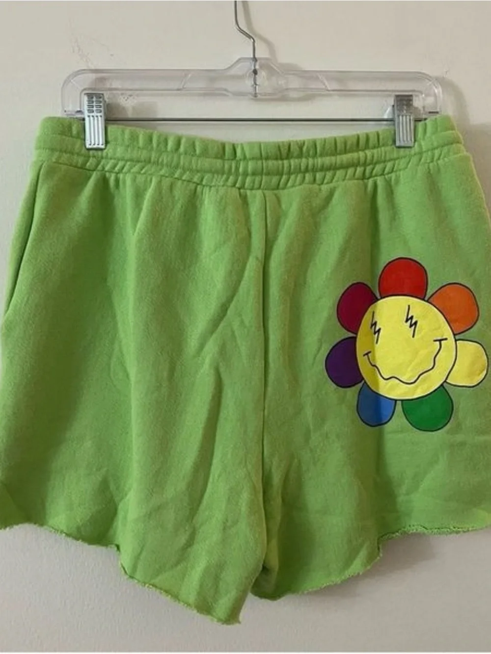 Casual Women's Green Drawstring Shorts